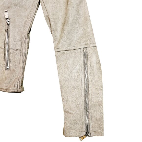 Ladies Faux-Suede Contemporary Fit Jacket - Picture 4 of 4